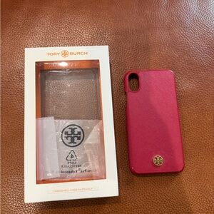 Tory Burch Fuchsia iPhone X Case